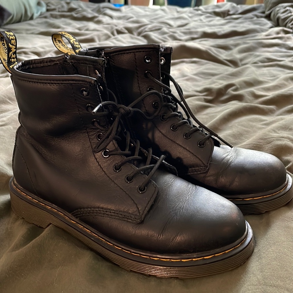 Zip up Dr. Martens
